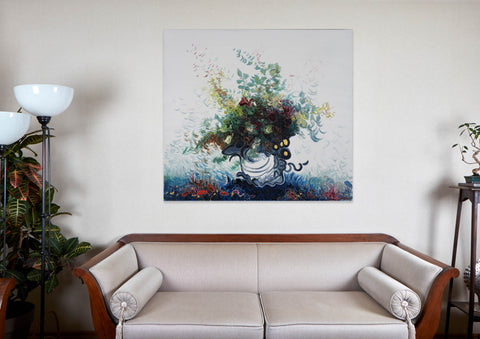 Vase mit Blumen